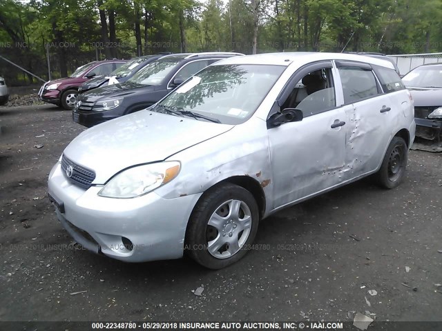 2T1LR32EX6C558207 - 2006 TOYOTA COROLLA MATRIX XR SILVER photo 2
