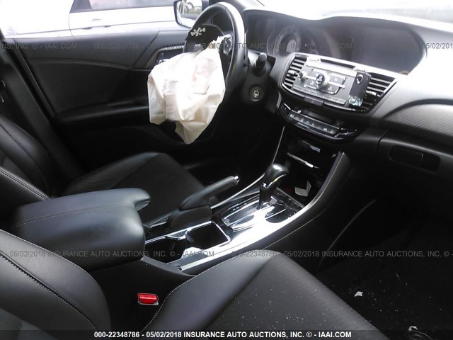 1HGCR2F54GA070205 - 2016 HONDA ACCORD SPORT მუქი ყავისფერი ფოტო 5