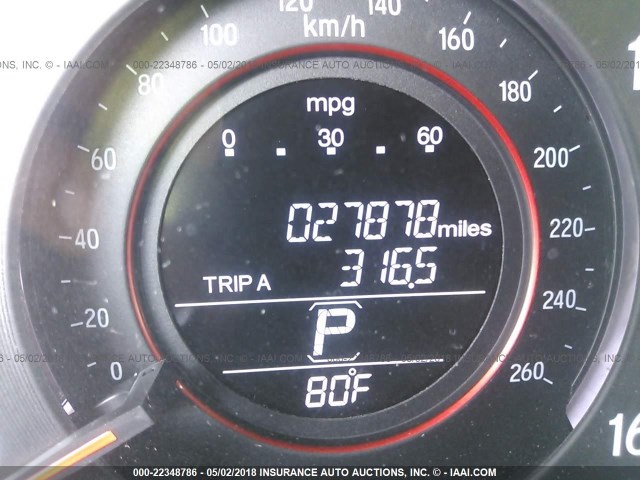 1HGCR2F54GA070205 - 2016 HONDA ACCORD SPORT მუქი ყავისფერი ფოტო 7