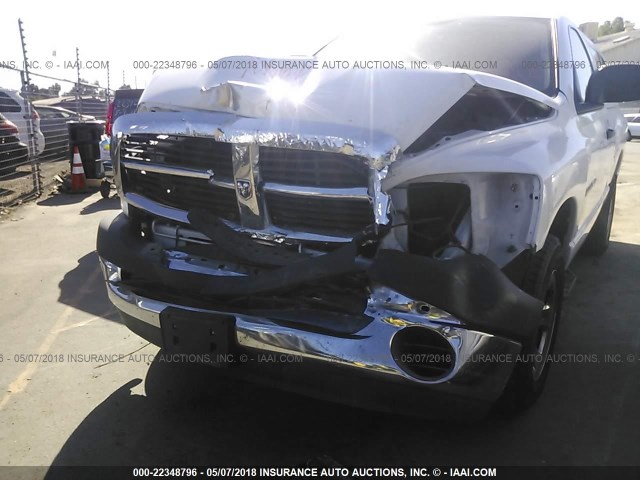 1D7HA16K87J634990 - 2007 DODGE RAM 1500 ST WHITE photo 6