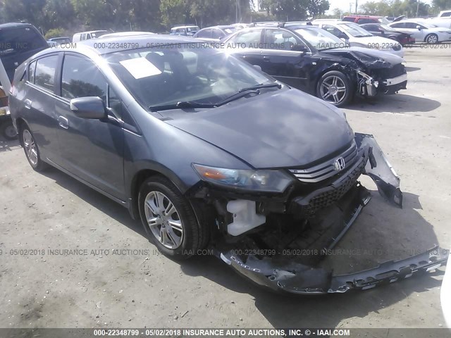 JHMZE2H78AS017381 - 2010 HONDA INSIGHT EX GRAY photo 1