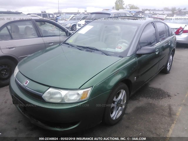 1G8AL52FX3Z162769 - 2003 SATURN ION LEVEL 3 GREEN photo 2