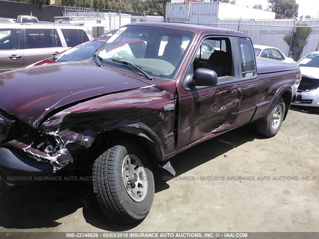 4F4YR46E53TM13013 - 2003 MAZDA B4000 CAB PLUS PURPLE photo 6