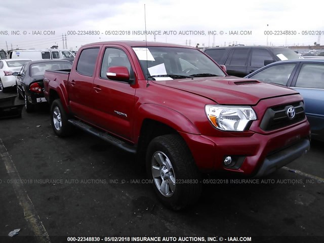 3TMJU4GN4FM190716 - 2015 TOYOTA TACOMA DOUBLE CAB PRERUNNER RED photo 1