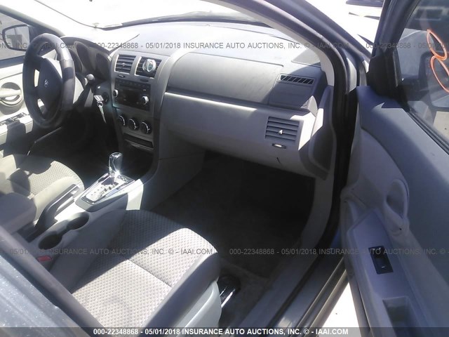 1B3LC46J58N190132 - 2008 DODGE AVENGER SE GRAY photo 5