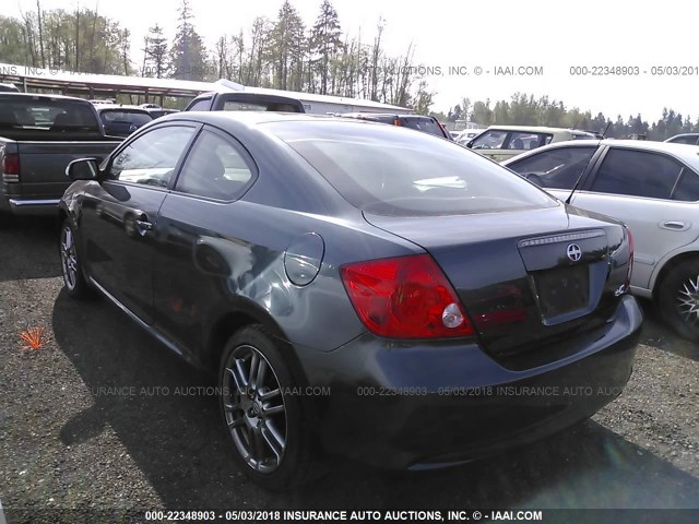 JTKDE177560085446 - 2006 TOYOTA SCION TC 灰色 照片 3