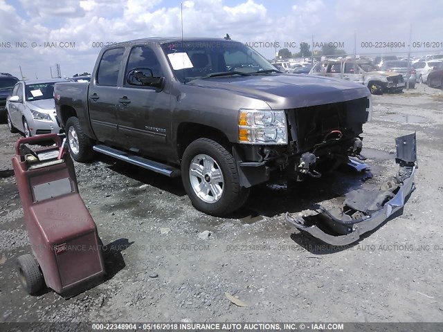 3GCPKSE74DG147126 - 2013 CHEVROLET SILVERADO K1500 LT BROWN photo 1