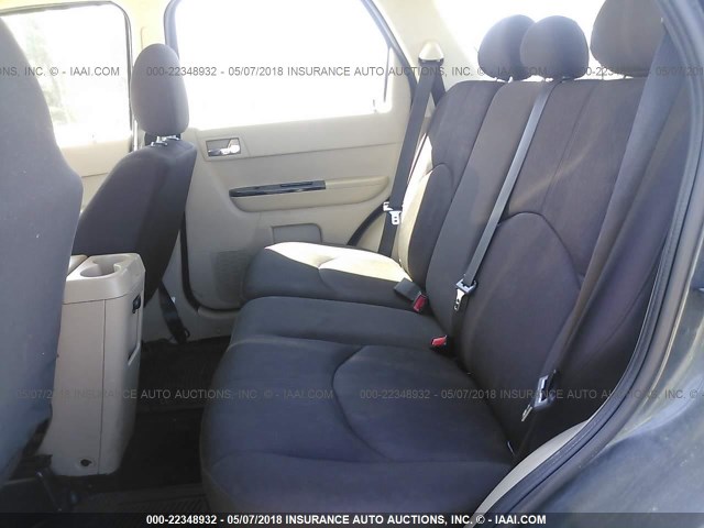 4F2CZ02Z08KM03488 - 2008 MAZDA TRIBUTE I GRAY photo 8