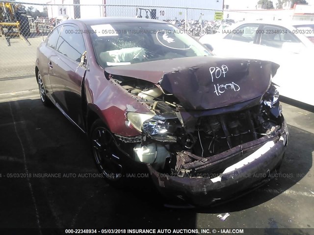 JTKDE167160118833 - 2006 TOYOTA SCION TC 紫色 照片 1