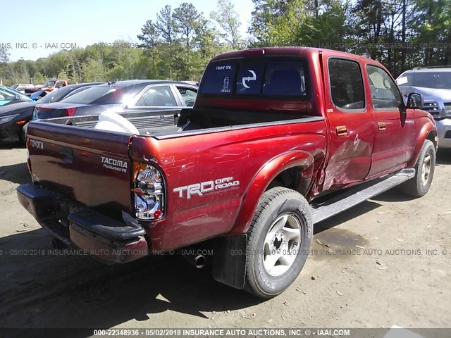 5TEGN92N03Z150465 - 2003 TOYOTA TACOMA DOUBLE CAB PRERUNNER MAROON photo 6