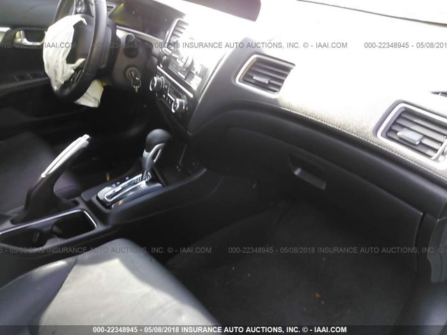 19XFB2F98DE249729 - 2013 HONDA CIVIC EXL WHITE photo 5