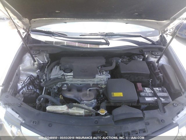 4T1BF1FK3DU238280 - 2013 TOYOTA CAMRY L/SE/LE/XLE 银色 照片 10