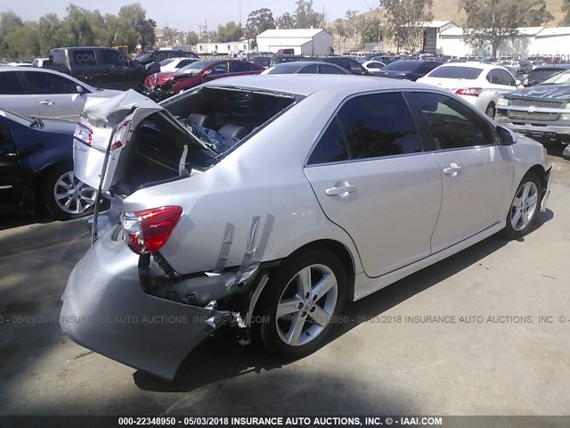 4T1BF1FK3DU238280 - 2013 TOYOTA CAMRY L/SE/LE/XLE 银色 照片 4