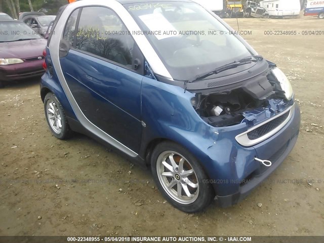 WMEEJ3BA8AK359680 - 2010 SMART FORTWO PURE/PASSION BLUE photo 1