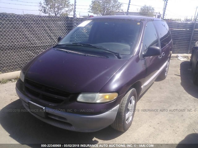 1B4GP45R7WB545664 - 1998 DODGE CARAVAN SE/SPORT PURPLE photo 2