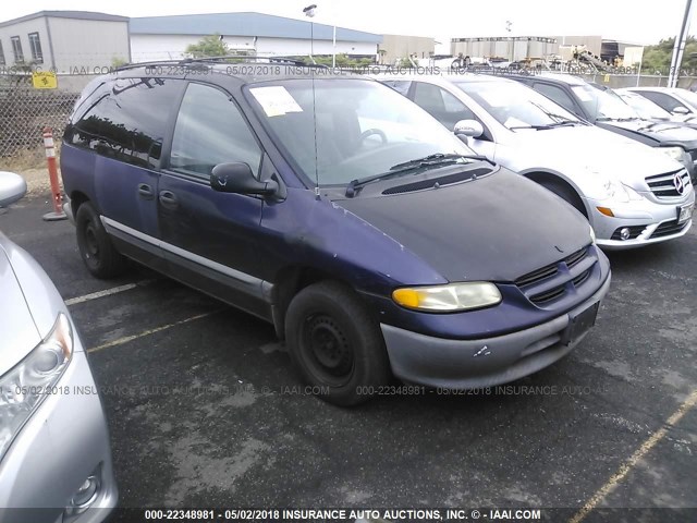 1B4GP45G6WB631482 - 1998 DODGE CARAVAN SE/SPORT Navy photo 1