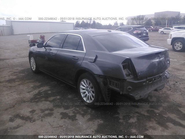 2C3CCAAG3EH288867 - 2014 CHRYSLER 300 GRAY photo 3