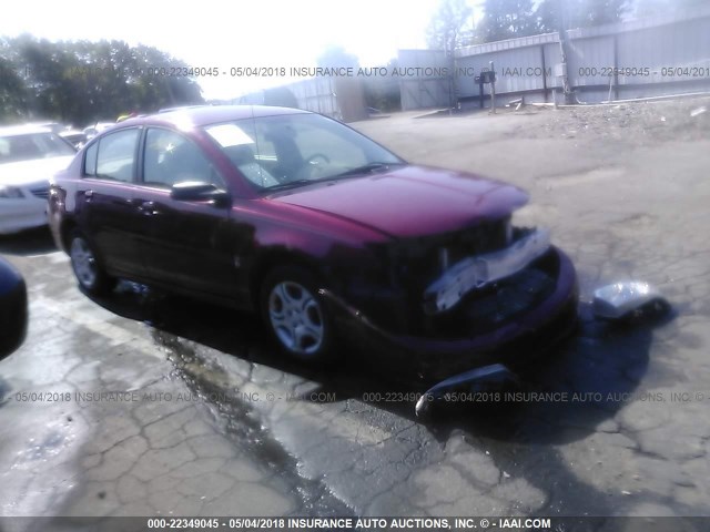 1G8AJ52F24Z198446 - 2004 SATURN ION LEVEL 2 BURGUNDY photo 1