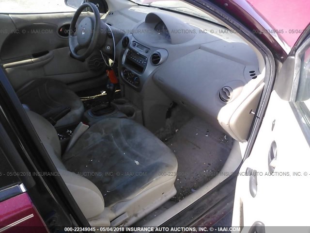 1G8AJ52F24Z198446 - 2004 SATURN ION LEVEL 2 BURGUNDY photo 5