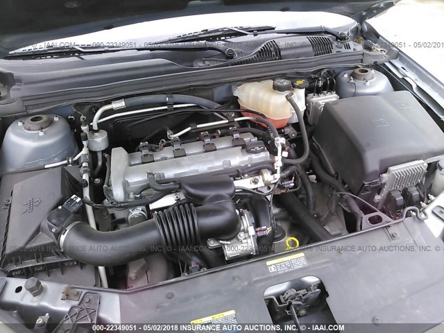 1G1ZS58F78F108611 - 2008 CHEVROLET MALIBU LS ნაცრისფერი ფოტო 10