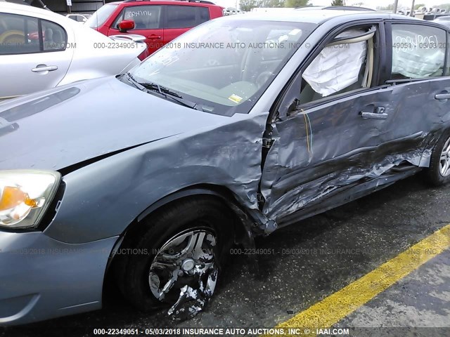 1G1ZS58F78F108611 - 2008 CHEVROLET MALIBU LS ნაცრისფერი ფოტო 6