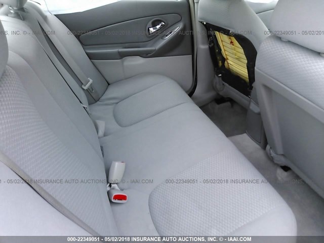 1G1ZS58F78F108611 - 2008 CHEVROLET MALIBU LS ნაცრისფერი ფოტო 8