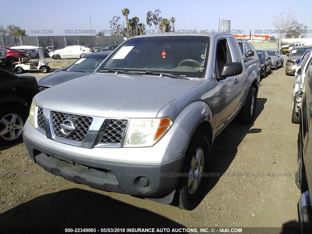 1N6BD06TX6C432758 - 2006 NISSAN FRONTIER KING CAB XE SILVER photo 2