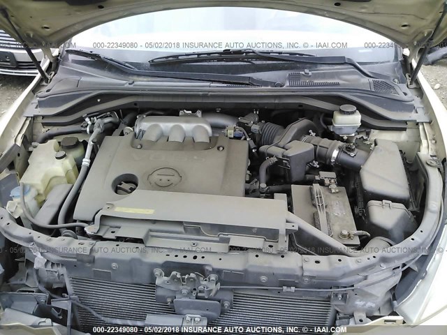 JN8AZ08T64W227435 - 2004 NISSAN MURANO SL/SE GOLD photo 10