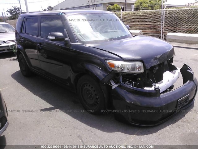 JTLKE50E091082861 - 2009 TOYOTA SCION XB BLACK photo 1
