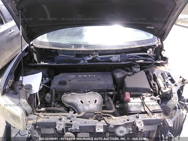 JTLKE50E091082861 - 2009 TOYOTA SCION XB BLACK photo 10