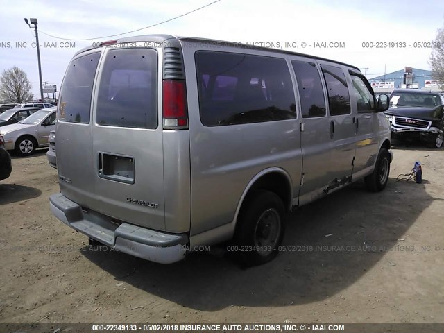 1GAGG25R811244528 - 2001 CHEVROLET EXPRESS G2500  GRAY photo 4