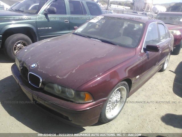 WBADT43441GF58344 - 2001 BMW 525 I AUTOMATIC Bordo foto 2