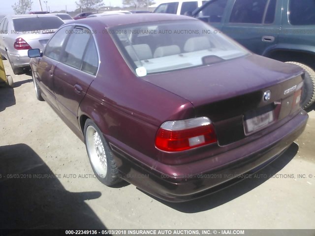WBADT43441GF58344 - 2001 BMW 525 I AUTOMATIC Bordo foto 3