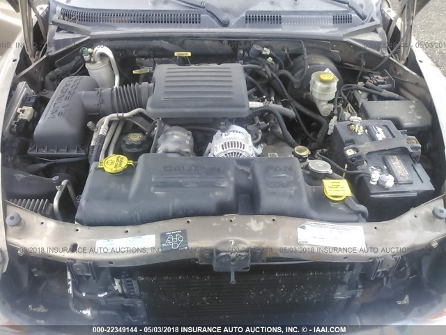 1B7GG22N6YS593619 - 2000 DODGE DAKOTA BROWN photo 10