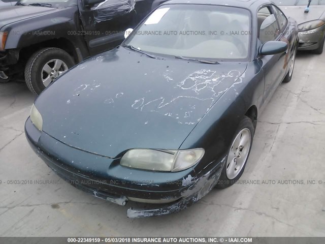 1YVGE31D7R5133450 - 1994 MAZDA MX-6 LS GREEN photo 2