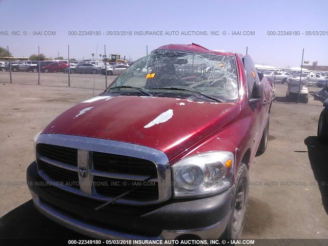 1D7HA16K08J202296 - 2008 DODGE RAM 1500 ST RED photo 6