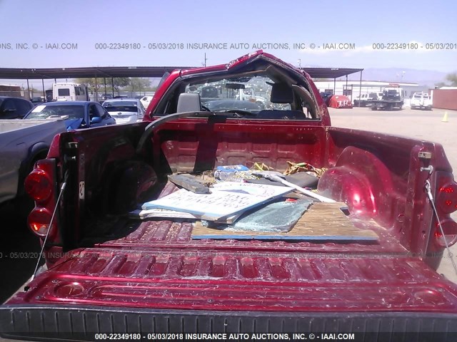 1D7HA16K08J202296 - 2008 DODGE RAM 1500 ST RED photo 8