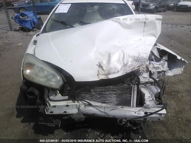 1G1ZT52865F175364 - 2005 CHEVROLET MALIBU LS WHITE photo 6