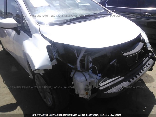 3N1CE2CP2FL415127 - 2015 NISSAN VERSA NOTE S/S PLUS/SV/SL/SR WHITE photo 6