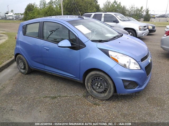 KL8CA6S90FC760776 - 2015 CHEVROLET SPARK LS BLUE photo 1