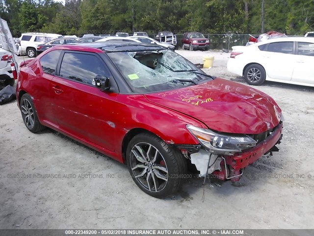 JTKJF5C78E3088254 - 2014 TOYOTA SCION TC 红色 照片 1