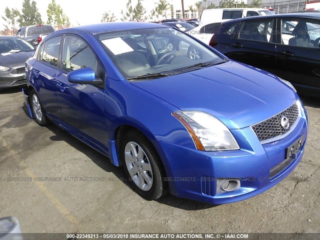 3N1AB6AP5AL629029 - 2010 NISSAN SENTRA 2.0/2.0S/SR/2.0SL BLUE photo 1