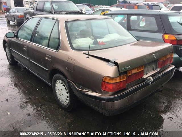 JHMCB7556LC117703 - 1990 HONDA ACCORD LX/EX GOLD photo 3