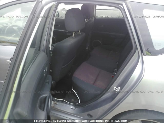 JM1BK343351259981 - 2005 MAZDA 3 HATCHBACK GRAY photo 8