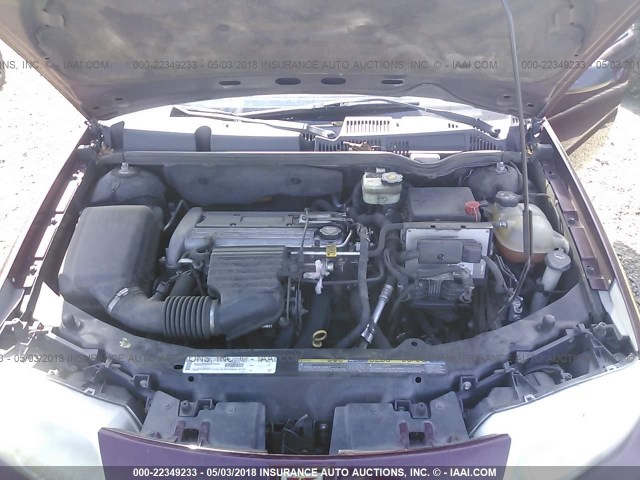 1G8AL52F73Z138753 - 2003 SATURN ION LEVEL 3 MAROON photo 10