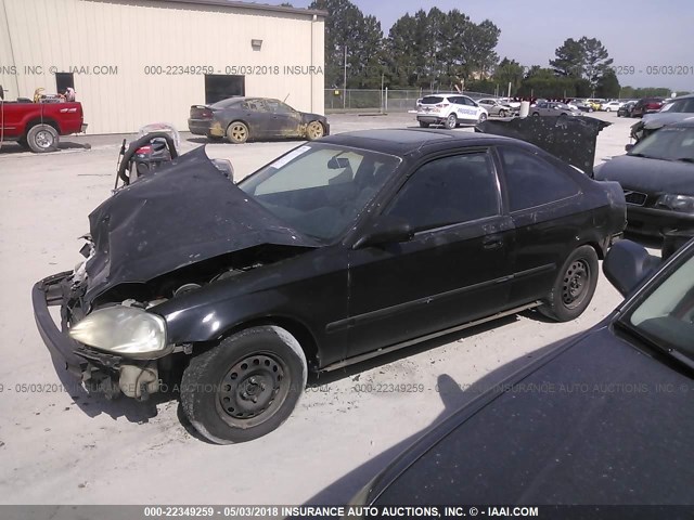 1HGEJ8241XL000665 - 1999 HONDA CIVIC EX BLACK photo 2