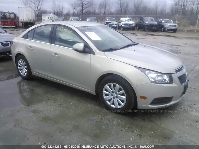 1G1PF5S98B7244181 - 2011 CHEVROLET CRUZE LT GOLD photo 1