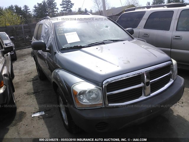 1D4HB38N86F111712 - 2006 DODGE DURANGO SXT GRAY photo 1