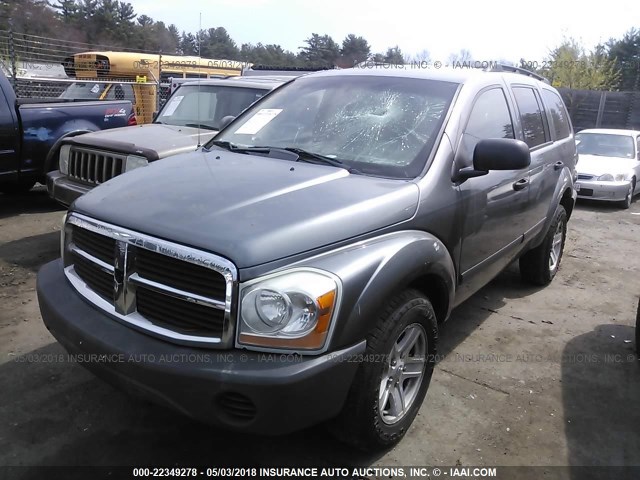 1D4HB38N86F111712 - 2006 DODGE DURANGO SXT GRAY photo 2