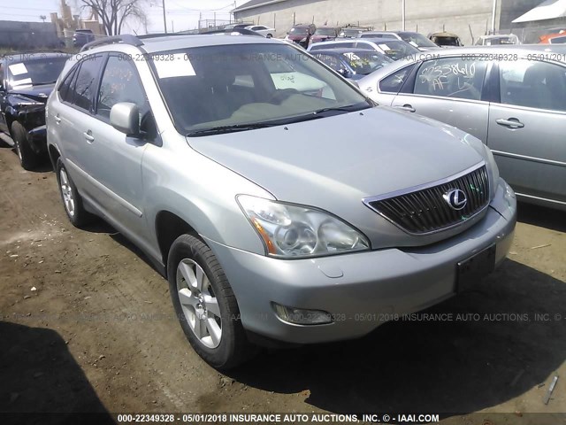 2T2HA31U44C022934 - 2004 LEXUS RX 330 SILVER photo 1